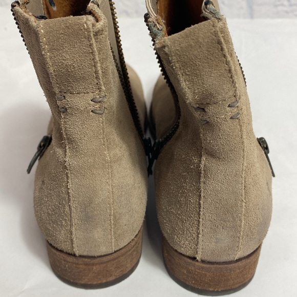 Frye Carly ash suede double zip Chelsea boots 7.5 - Picture 5 of 9